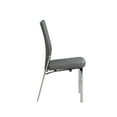 thumbnail image 4 of Chintaly Imports Molly Motion-Back Steel/PU Side Chair in Gray (Set of 2), 4 of 6