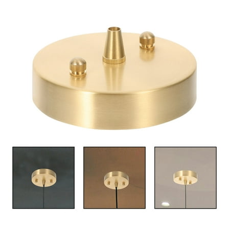 HOMEMAXS Pendant Ceiling Light Canopy Light 10.00X10.00X2.20CM Golden