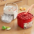 thumbnail image 2 of 1pc manual ice maker - double-layer pressure ice cube mold, food grade plastic refrigerator tray, ice box can make 48 ice cubes at once, suitable for , gatherings, and outdoor camping, easy to use, 2 of 8