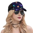 thumbnail image 5 of Picia Sea Jellyfish Pattern Trucker Hat,Baseball Cap,Sun Protection Cap,Stylish Headwear,Leisure Cap,Outdoor Sports Cap, 5 of 7