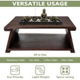 thumbnail image 3 of Floor Table, Folding Paulownia Meditation Altar for Tatami Sitting, 3 of 5
