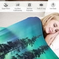 thumbnail image 3 of COMIO Throw Blanket Warm Fuzzy Plush Blanket Flannel Bed Blanket Northern Lights (Aurora Borealis) Snow Forest Lightweight Blanket Throw for Sofa Bed Couch Colorful, 3 of 6