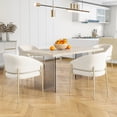 thumbnail image 1 of Noble House 4-Piece Modern Dining Chairs,Fabric Upholstered,Beige, 1 of 7
