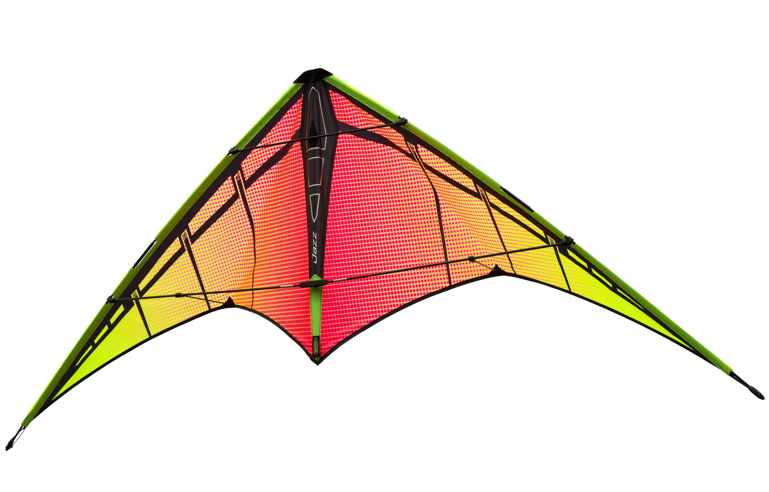 Prism Kite Technology Jazz Dual-line Sports Kite, Ready to Fly with Flying Lines, Wrist Straps, Winder, Instructions and Storage Bag