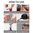 thumbnail image 3 of Vertedor eléctrico de vino Circle Joy recargable, plateado, 3 of 6
