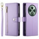 thumbnail image 2 of Funda de cartera GANGXUN para OPPO Reno 12F - Diseño de cuero premium, 9 ranuras para tarjetas, 2 of 6