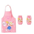 thumbnail image 2 of Neinkie 3Pcs/Set Kids Aprons for Cooking and Baking - 4 Piece Set, Kids Cartoon Aprons For Painting with Protective Sleeves for Kids and Kid Apron with Pockets, Aprons for Kids Age 2-12, 2 of 2