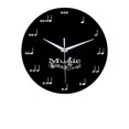 thumbnail image 1 of Reloj de pared con diseño creativo de notas musicales, 30 cm, silencioso, 1 of 1