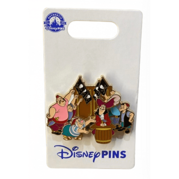 Disney Parks Peter Pan Hook's Pirates Trading Pin New with Card