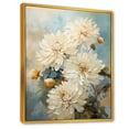 thumbnail image 2 of Designart "Blissful Bouquet Of Beige Mums" Mums Floater Framed Wall Decor, 2 of 5