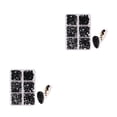 thumbnail image 1 of Soidarity Nail Crystal Nails 6 Cajas Rhinestone Glass Transparente Color mezclado Nail Art DIY Kit Maquillaje Decoración Black Rhinestone Diamante de imitación negro 2piezas, 1 of 6
