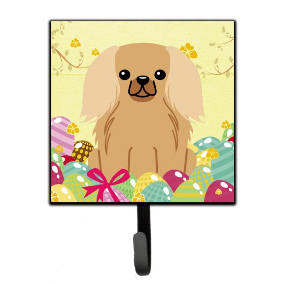 Carolines Treasures BB6104SH4 Easter Eggs Pekingese Fawn Sable Leash or Key Holder 7Hx4.25W multicolor