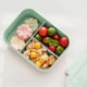 thumbnail image 4 of Lonchera de plástico multicolor con múltiples compartimentos | A prueba de fugas y apta para microondas | Para estudiantes, la oficina o picnics | Incluye espacio para utensilios y bolsa térmica, 4 of 6