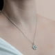 thumbnail image 5 of Collar para Mujer con Cristal Fino Swarovski Solei– Bañado en Rodio- Collar Elegante y Brillante-Collares de Mujer de Moda- Joyería para Mujer de Moda- Regalo especial Ortiz Espinosa Temporada, 5 of 5