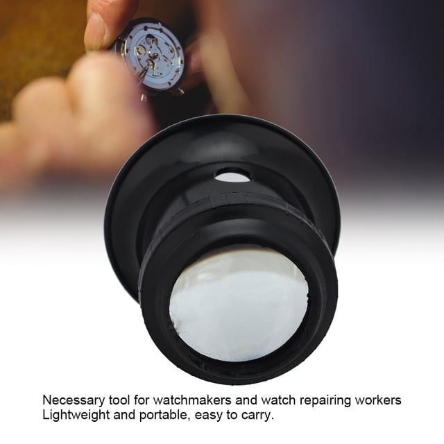 Lupa de Ojo 3X 4X 5X 8X Herramienta de Reparación de Relojes Lupa de Lente para Relojeros y Trabajadores de Reparación de Relojes ANGGREK Otros