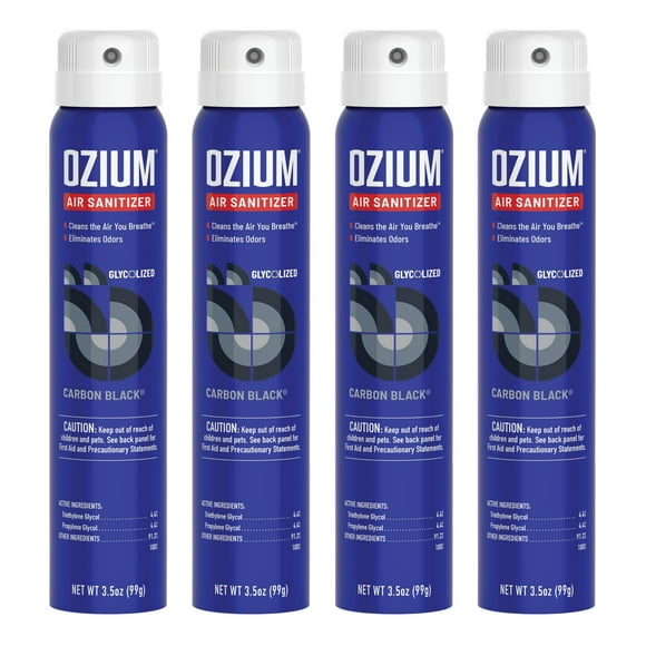 Desinfectante de aire y eliminador de olores Ozium 100 ml Carbon Black