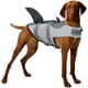 thumbnail image 1 of Chaleco salvavidas ajustable para perros con asa suave, chaleco de flotación para mascotas para piscina, playa, navegación, gris, L, 1 of 5