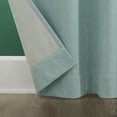 thumbnail image 7 of Sun Zero Jules 100% Blackout Rod Pocket 40" x 96" Single Curtain Panel in Surf Blue, 7 of 7