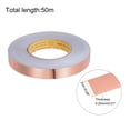 thumbnail image 2 of Uxcell Molding Trim Gap Sealing Tape 0.79" x 164ft Self Adhesive Home Decorative Trim Brushed Rose Gold Tone, 2 of 5