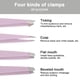thumbnail image 4 of Juego de pinzas para cejas, juego de pinzas de 6 piezas para mujeres, herramientas de belleza diarias para depilarse el cabello, 4 of 6