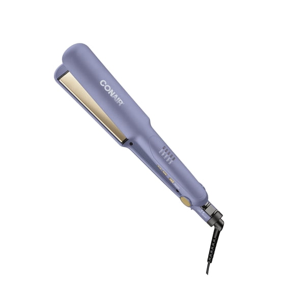 Conair Alaciadora cs222res de 1 1/2" de doble ceramica anti-frizz, empaque puede variar