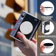 thumbnail image 3 of shiyou-WOGOZAN Accessories Kit for Fujifilm Instax Mini EVO Instax Camera, Including Mini EVO Clear Case, Lens Cap, Adjustable Brown Strap, Mini Photo Album, Screen Protector, DIY Sticker (No Camera), 3 of 4