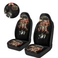 thumbnail image 3 of Uorisanigo Seat Covers for Cars, Trucks, & SUV - 2 Pack Universal USA Flag Bald Eagle Auto Protectors for Front Seats - Front Seats Cover for SUV Interior Covers & Seat Cover Accessories, 3 of 7