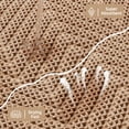 thumbnail image 4 of BULULOM Bathroom Rugs，Herringbone Boho Small Waffle Bath Mat, Non Slip Washable Super Absorbent Quick Dry, Farmhouse Bathroom Decor 16"*24" Khaki, 4 of 11