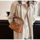 thumbnail image 4 of Bolso Hombro Mujer Cuerpo Cruzado PU Cuero Color Sólido para Viajes Sólidos Los Días, 4 of 9