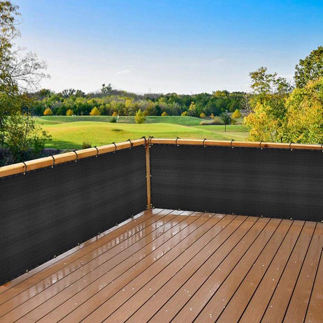 Balcony Shade Net Balcony Privacy Screen Cover Privacy Screen Cover Shade Weather-Resistant Fence Windscreen for Outdoor Backyard Patio