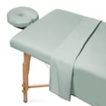 thumbnail image 1 of Juego de sábanas de microfibra Saloniture para mesa de masaje, 3 piezas, 1 of 7