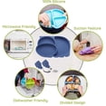thumbnail image 4 of Silicone Divided Toddler Plates Portable Non Slip Suction Plate Style 1, 4 of 5