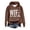 Brown, variant on Oversized Sweatshirt for Women Turkey Family Shirt letter Wine Glass Print Sweatshirt Thanksgiving Sweatshirt Pink M