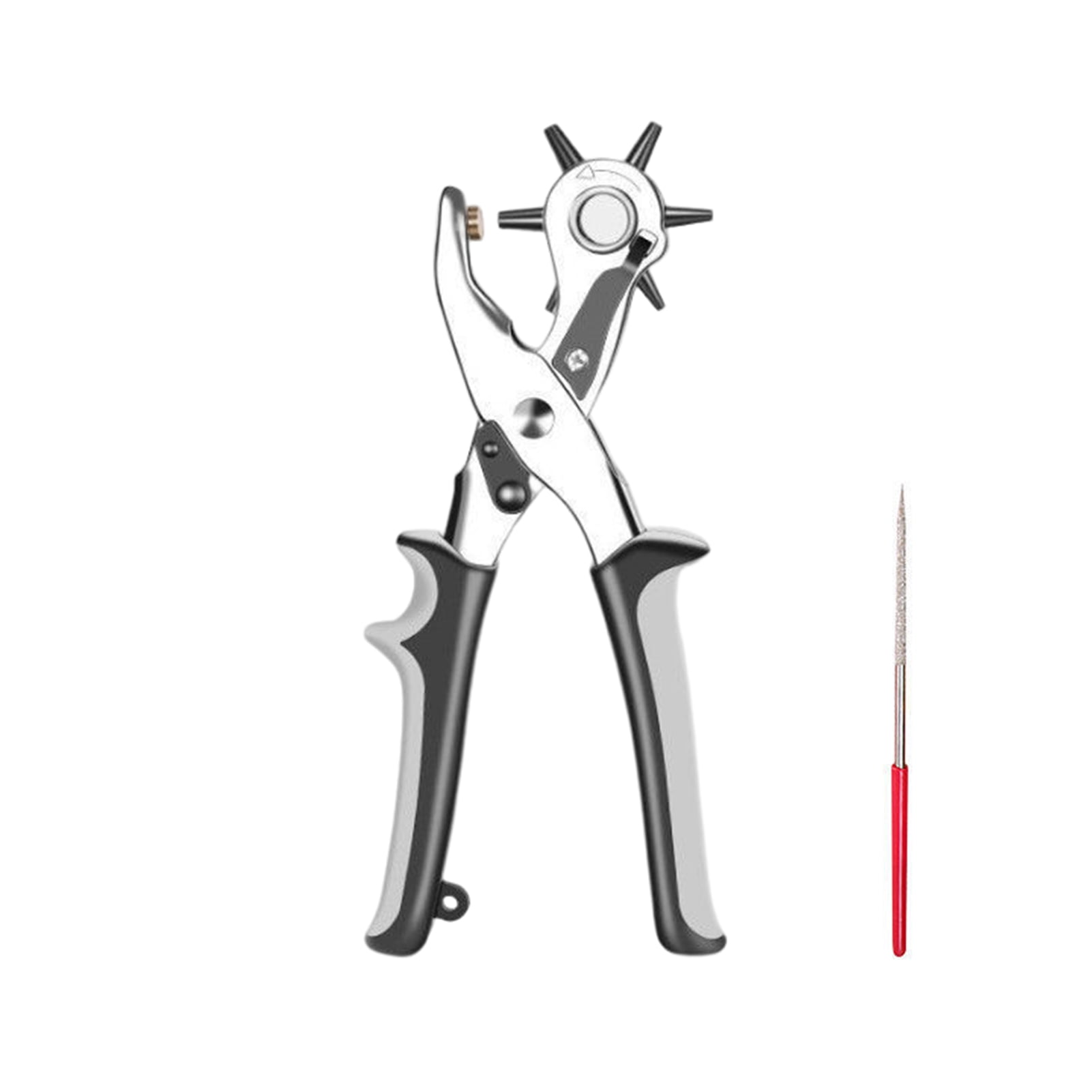 GoFJ 1 Set Hole Punch Plier Multipurpose High Hardness Rotating