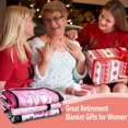 thumbnail image 6 of Retirement Blanket Retirement Gifts for Women 2024 Best Retirement Gifts - Happy Retirement Blanket - Gifts for Retirement for Nurse Nurse Coworker Boss Lady Friend Woman 50''x60'', 6 of 6