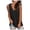 Black, variant on HUITKMM Womens V Neck Tank Tops Hi Low Hem Sleeveless Solid Color Casual Tee Size L
