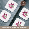 thumbnail image 6 of 3drose, Pink Tulips in Artistic Ottoman Turkish Style, Set of 4 Coasters - Soft, 6 of 7