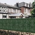 thumbnail image 6 of Faux Ivy Privacy Fence Screen Outdoor Expandable Artificial Greenery Roll Fake Hedge Wall Patio Green Plastic Leaf Plant Vine Grass Panels Gate Covering for Garden Yard Balcony (118.5x59.5 in), 6 of 6