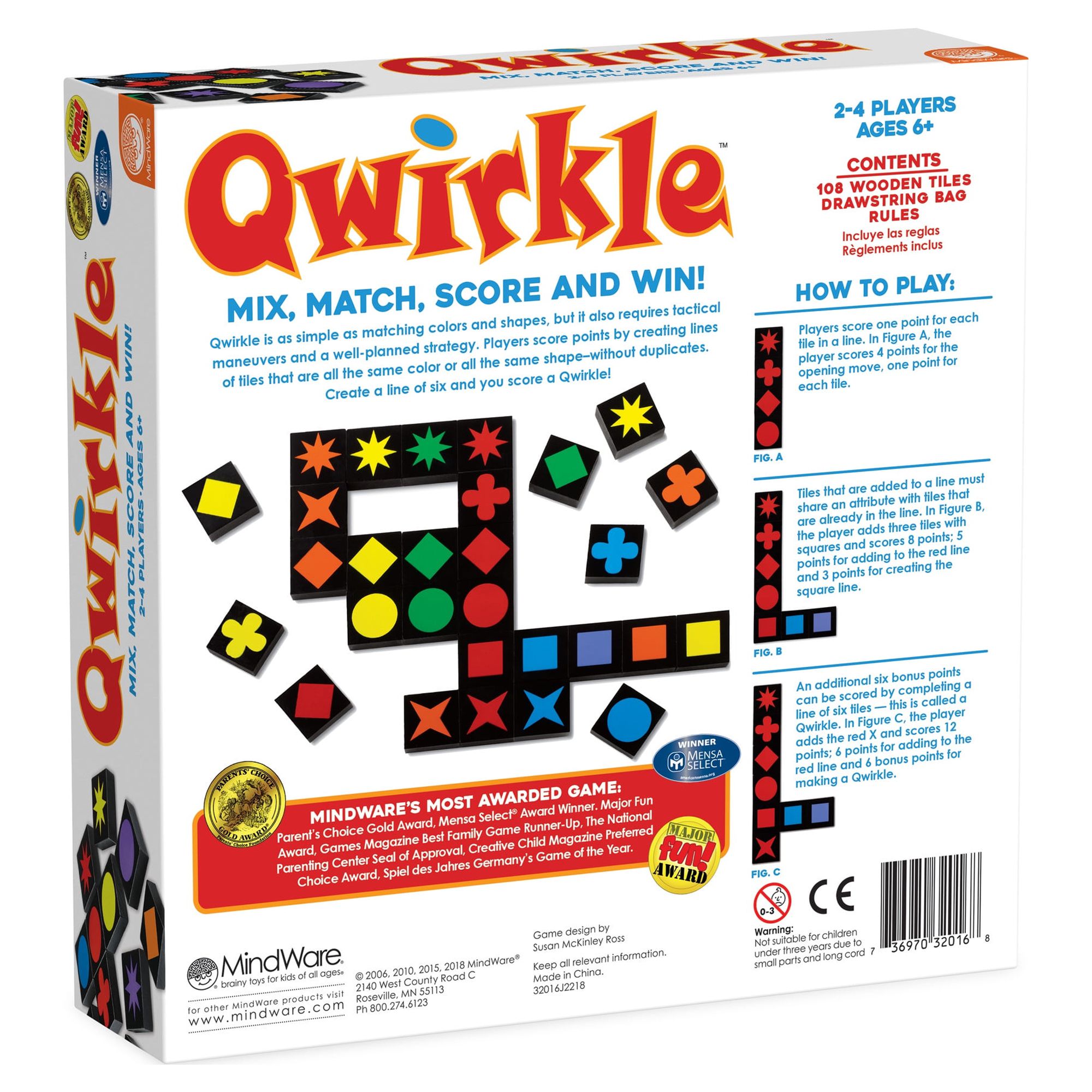MindWare Qwirkle Strategy Board Game photo 8