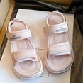 thumbnail image 5 of KPOPLK Toddler Girls Sandals Little Girl Summer Flat Sandal Baby Open Toe Outdoor Beach Holiday Dress Shoes(Pink,11.5), 5 of 9