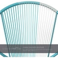 thumbnail image 6 of Grand Patio Outdoor Acapulco 3-Pc Steel Woven Rope Low Lounge Bistro Set,Lake Blue, 6 of 9