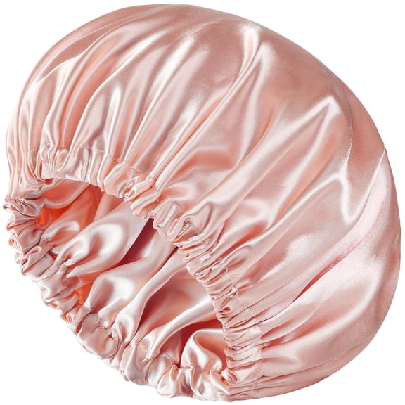 TELOLY Satin Bonnet Double Layer Silk Bonnet for Sleeping Women for Natural Curly,Double Layer Satin Bonnet for Sleeping