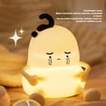 thumbnail image 4 of Silicone Night Light, USB Rechargeable Nursery Night Light Warm Light Soft  for Bedside, 4 of 8