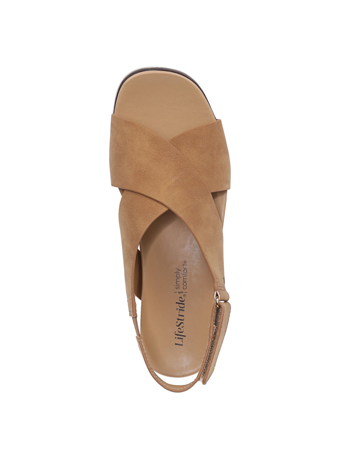 Lifestride Women's Geraldine Crossband Comfort Sandals