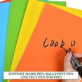 thumbnail image 4 of 50 Hojas de papel autoadhesivo de colores A4 297*210 mm XCF para etiquetas de dirección e impresión 5 colores, 4 of 4