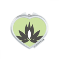 thumbnail image 1 of Culture Lotus China Pattern Heart Mirror Travel Magnification Portable Handheld Pocket Makeup, 1 of 3