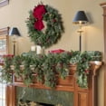 thumbnail image 3 of Haute Decor 6 Foot Christmas Pre-lit Mantel Swag with Timer, 3 of 5