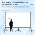 HVKDIEB 180 Inch Outdoor Large Projector Screen with Stand, Adjustable ...
