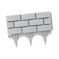 thumbnail image 3 of Almencla Plastic Garden Fence Edging with Stakes Multifunctional Sturdy 17.3x12.6inch Grey, 3 of 8