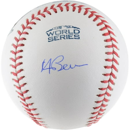 Andrew Benintendi Boston Red Sox Autographed 2018 World Series Logo Baseball - Fanatics Authentic Certified